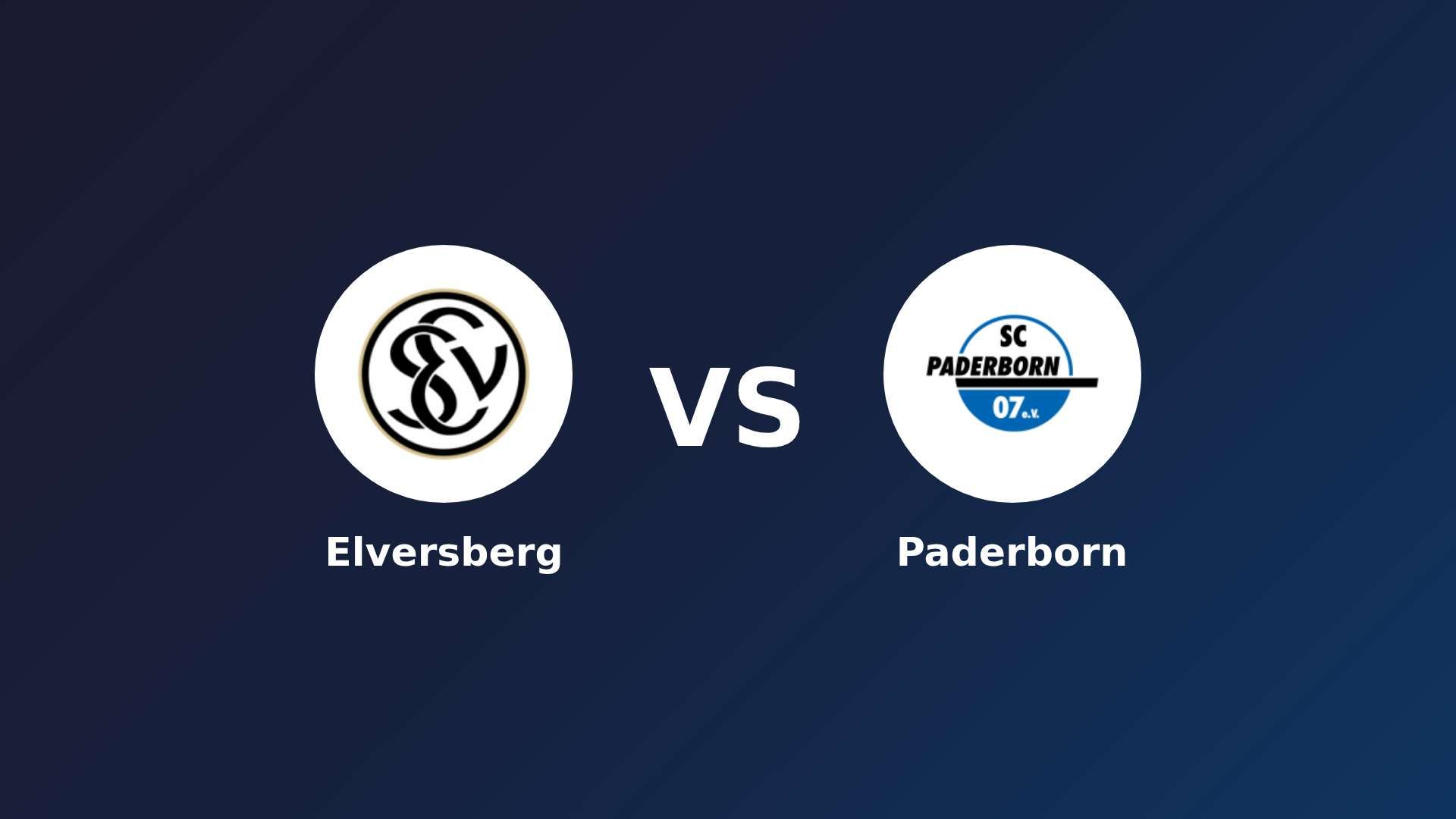 Elversberg vs Paderborn