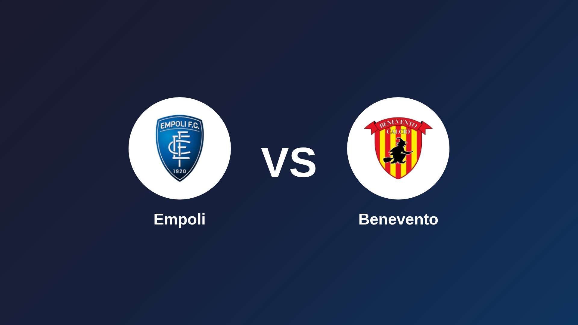 Empoli vs Benevento