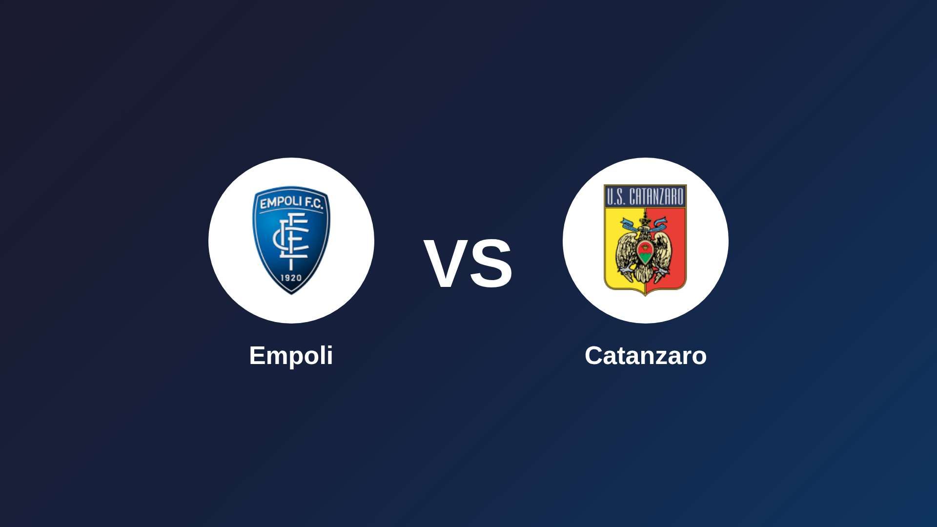 Empoli vs Catanzaro