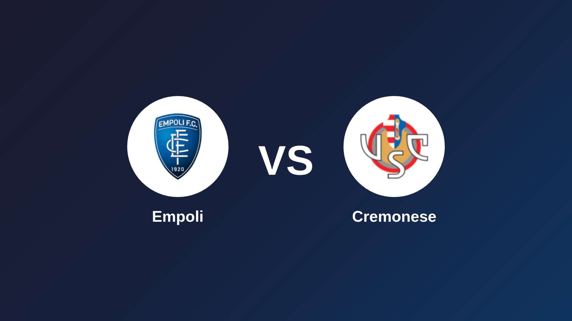 Empoli vs Cremonese
