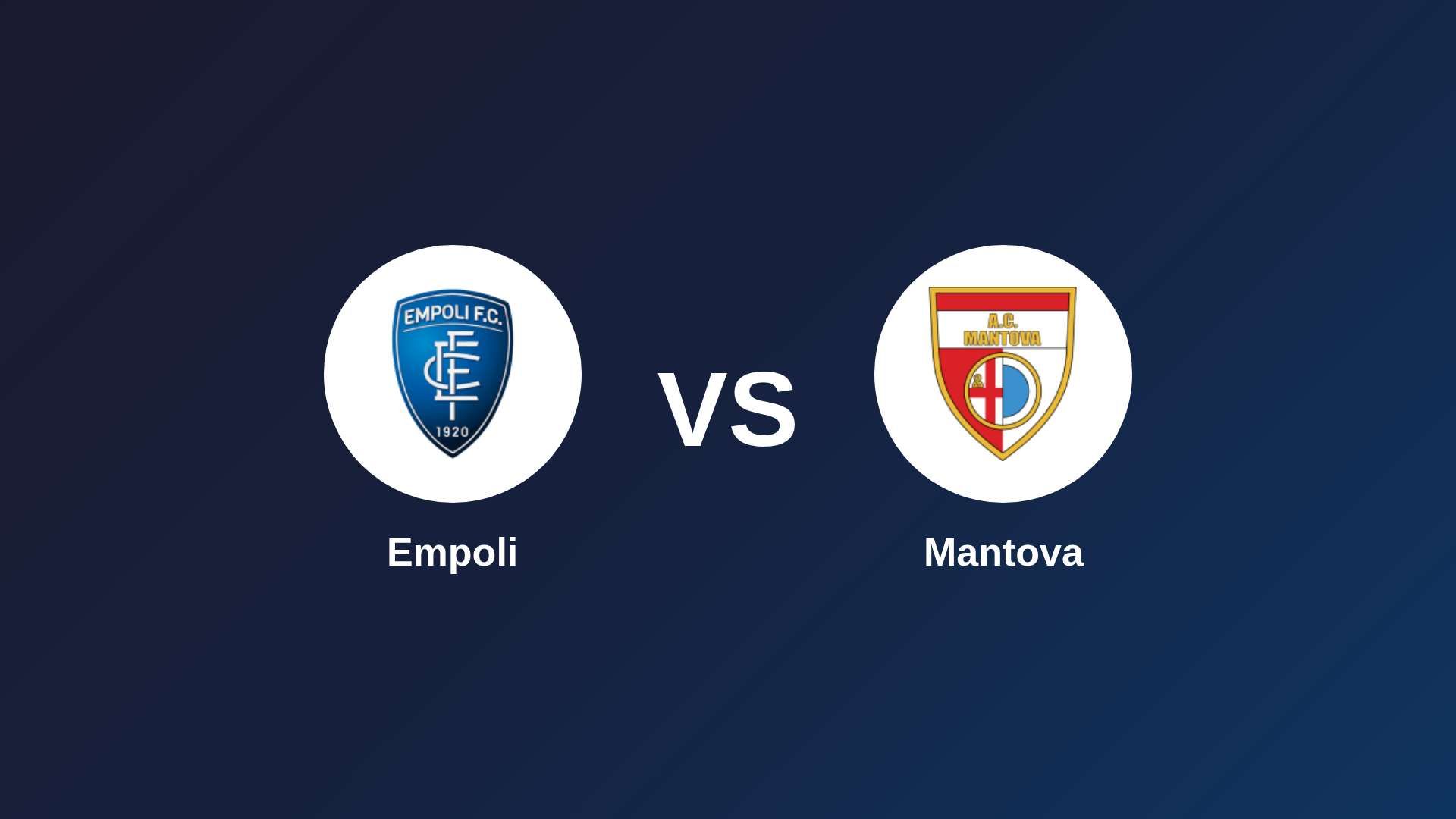 Empoli vs Mantova