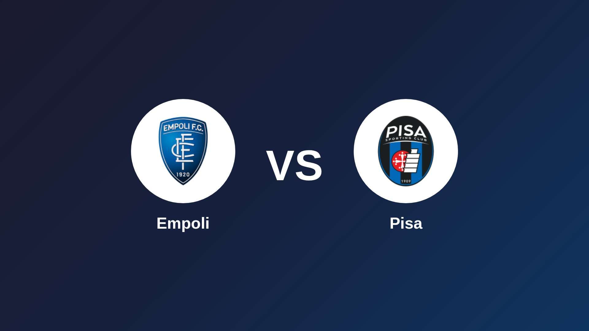 Empoli vs Pisa