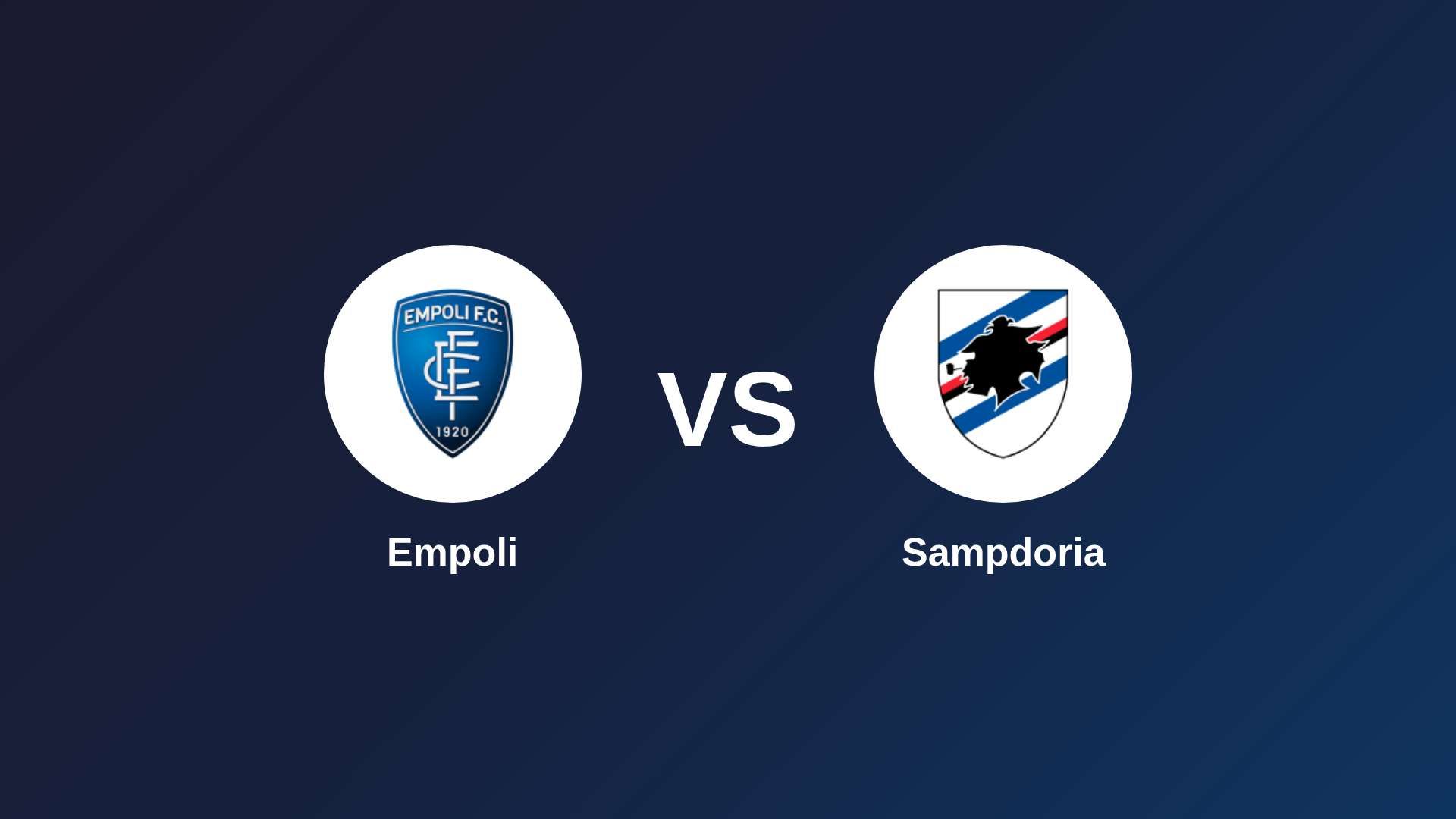 Empoli vs Sampdoria