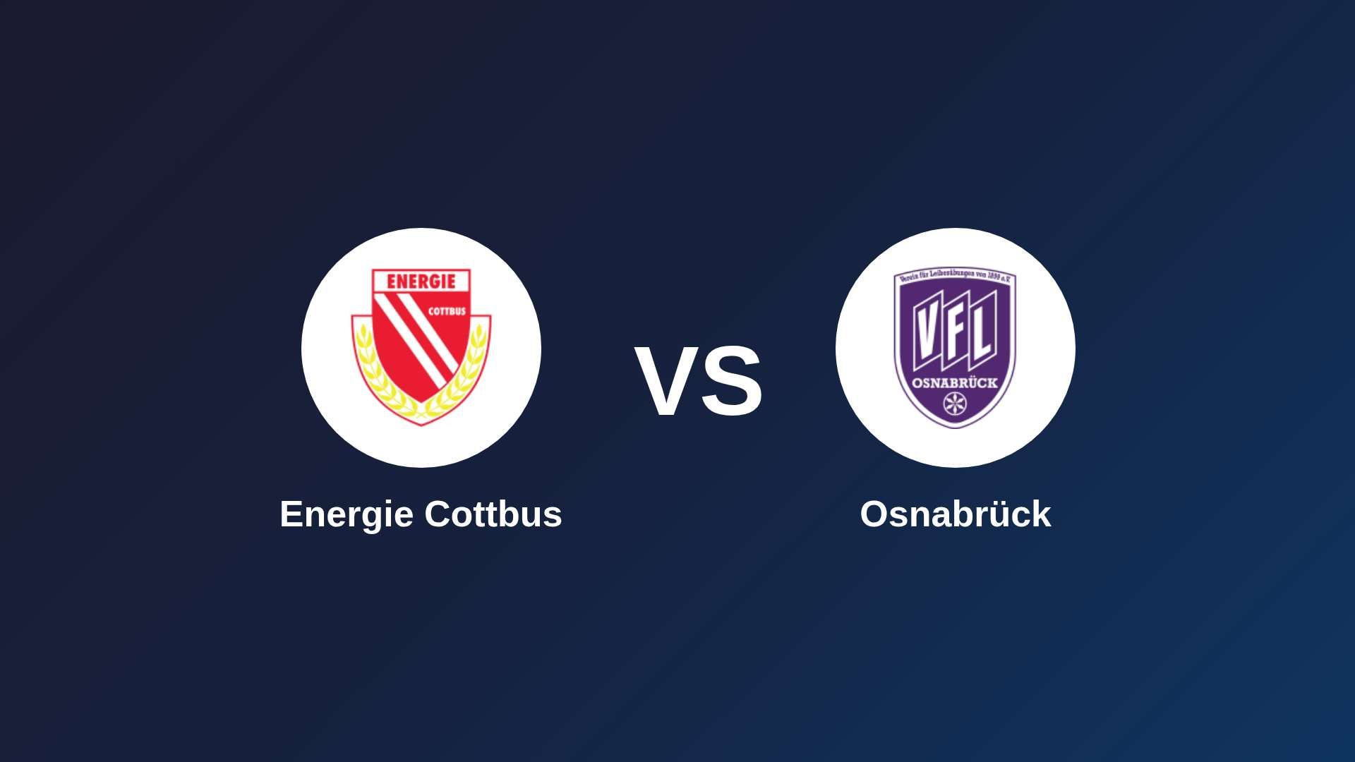 Energie Cottbus vs Osnabrück