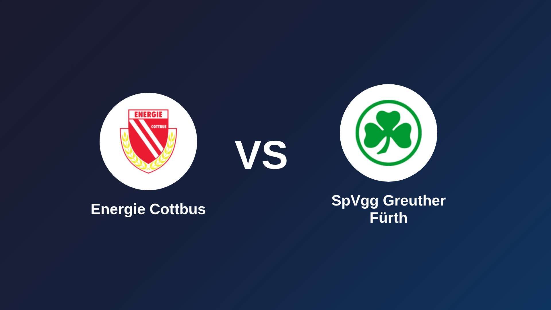 Energie Cottbus vs SpVgg Greuther Fürth