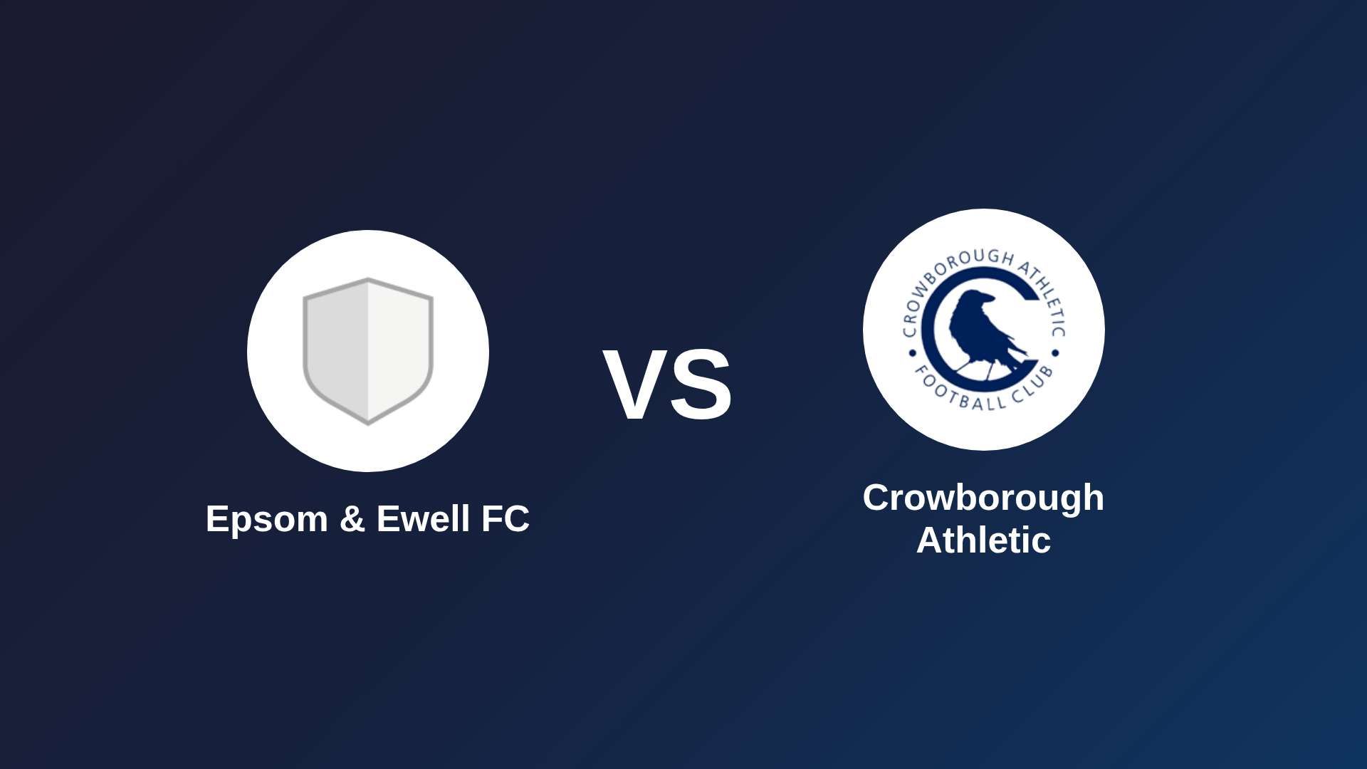 Epsom & Ewell FC vs Crowborough Athletic
