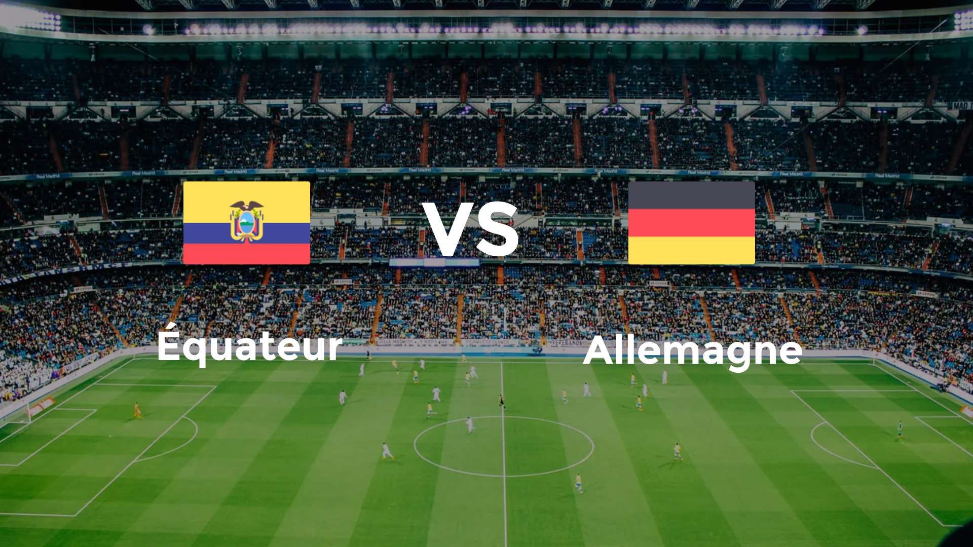 Équateur vs Allemagne