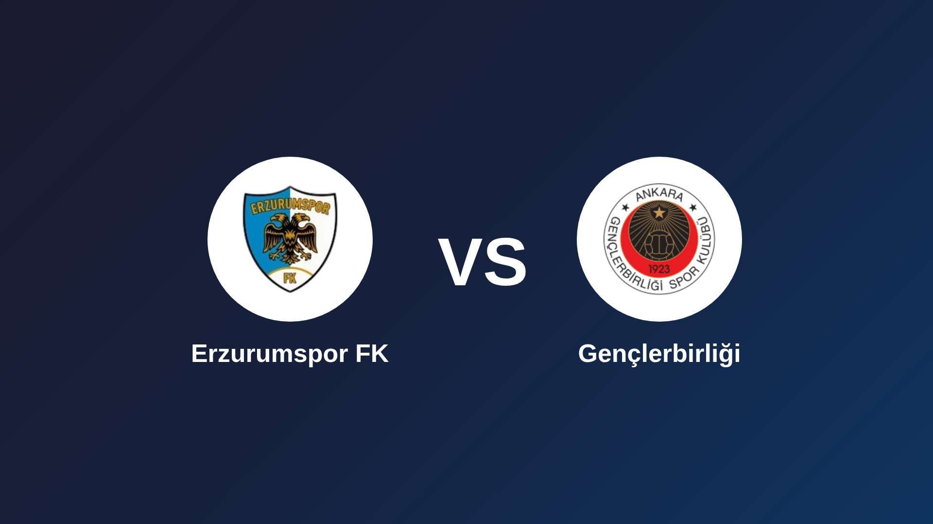 Erzurumspor FK vs Gençlerbirliği