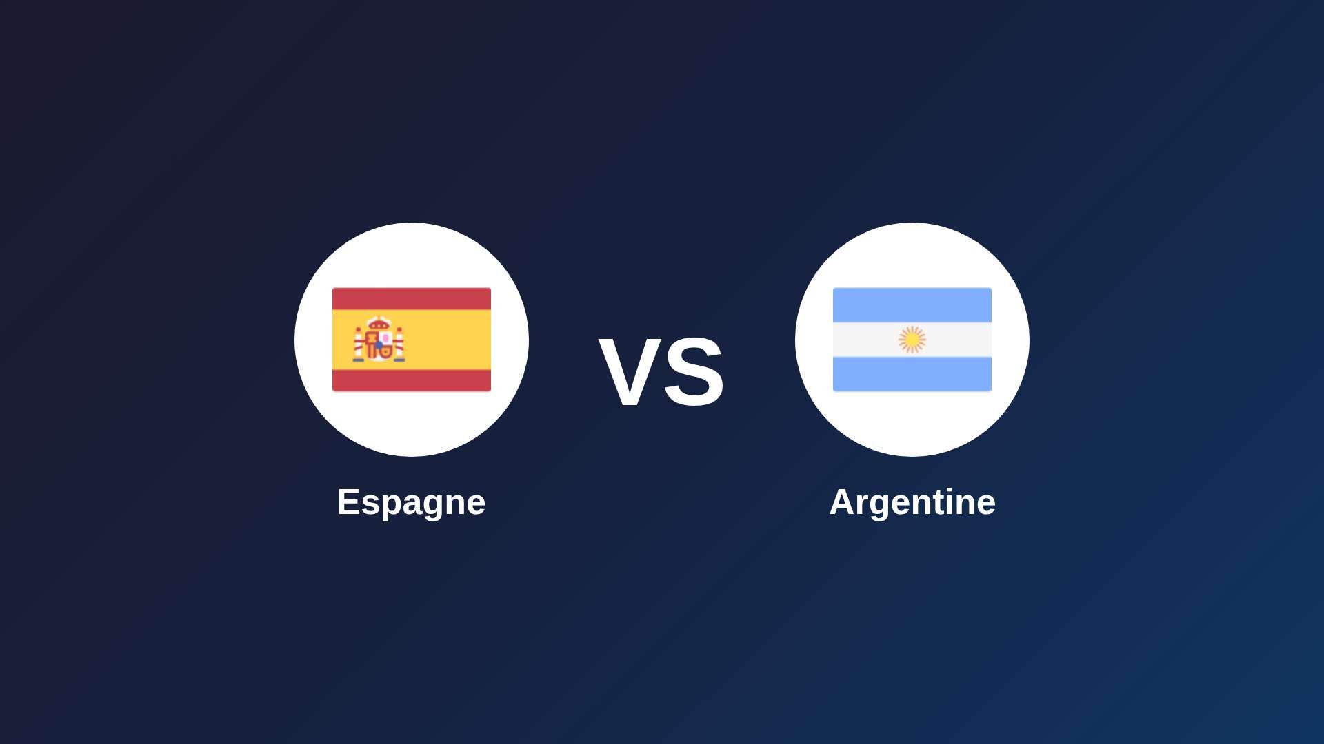 Espagne - Argentine