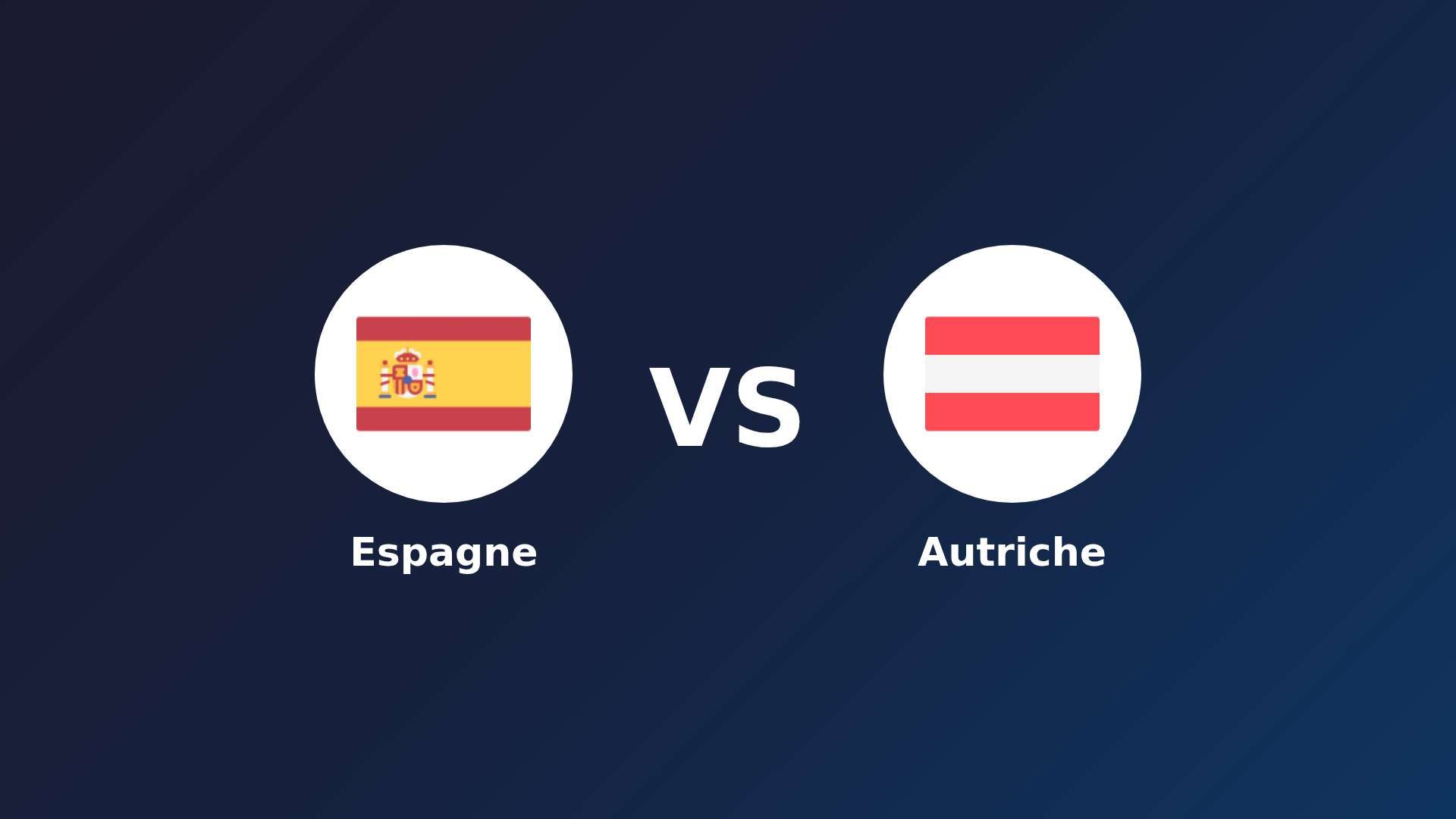 Espagne - Autriche