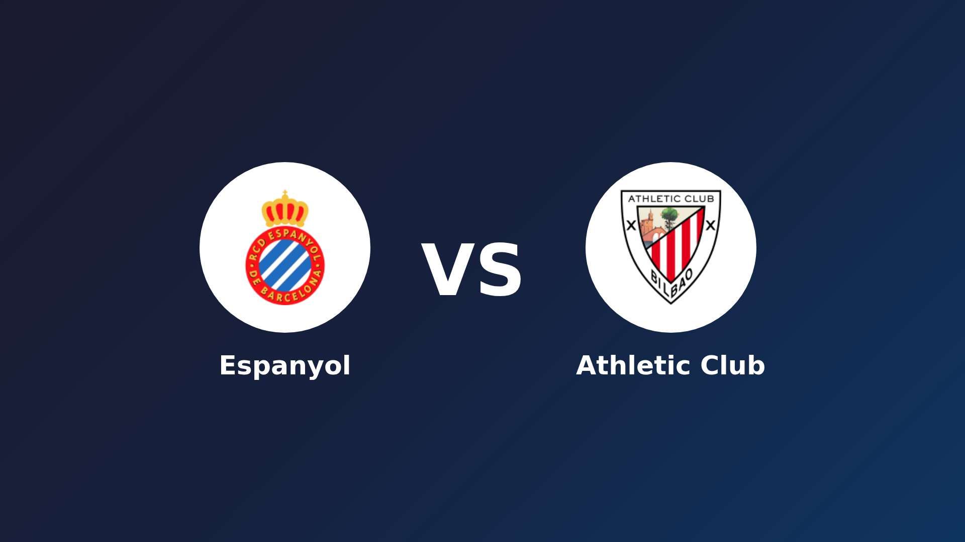 Espanyol vs Athletic Club