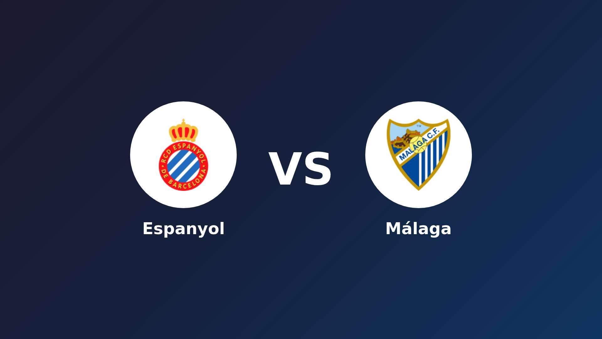 Espanyol vs Málaga