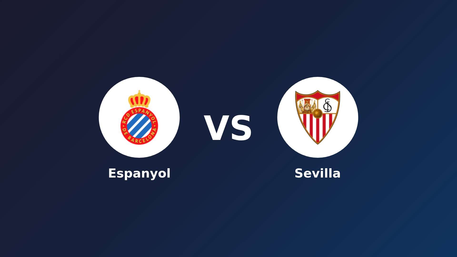 Espanyol vs Sevilla