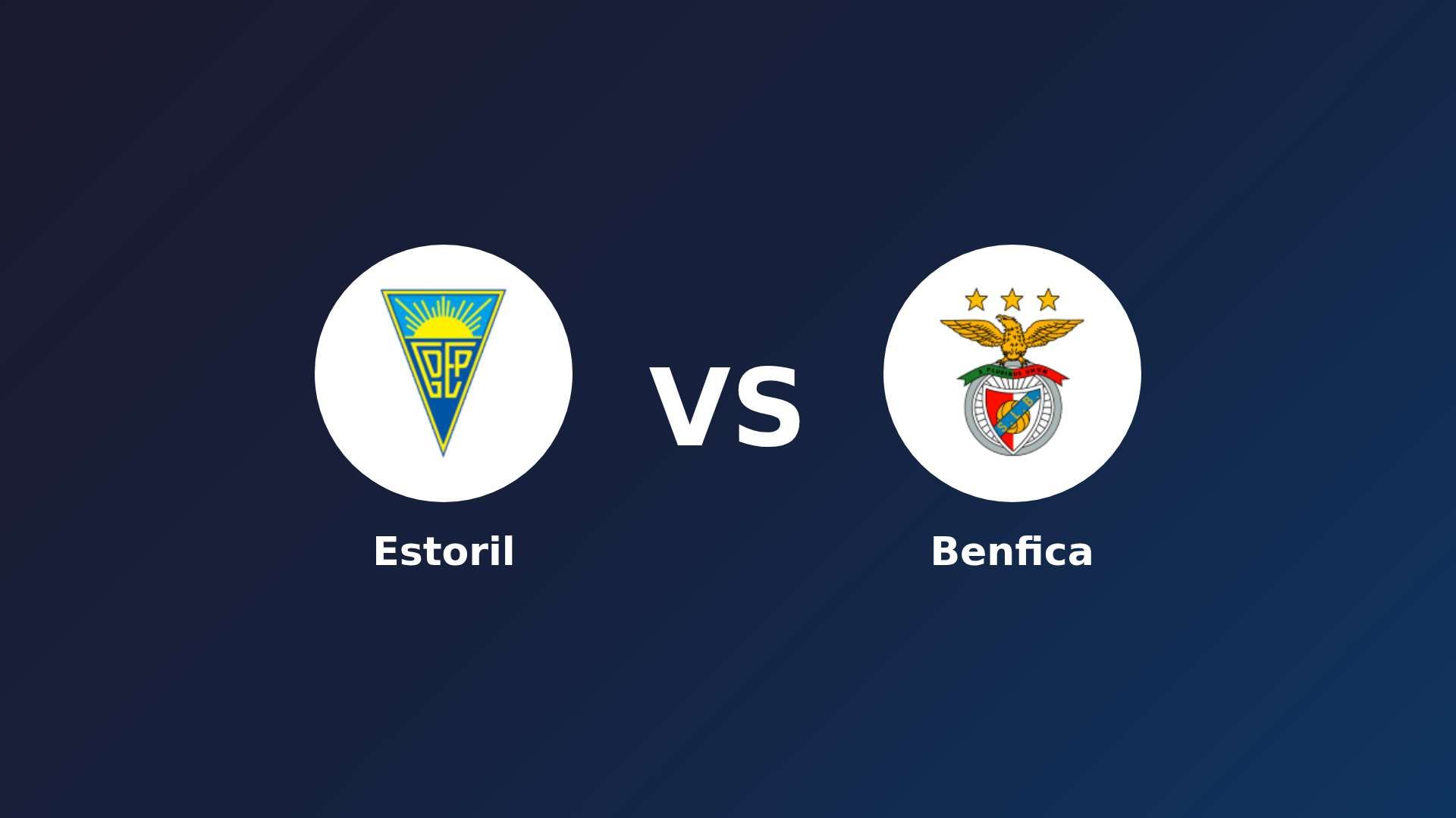 Estoril vs Benfica