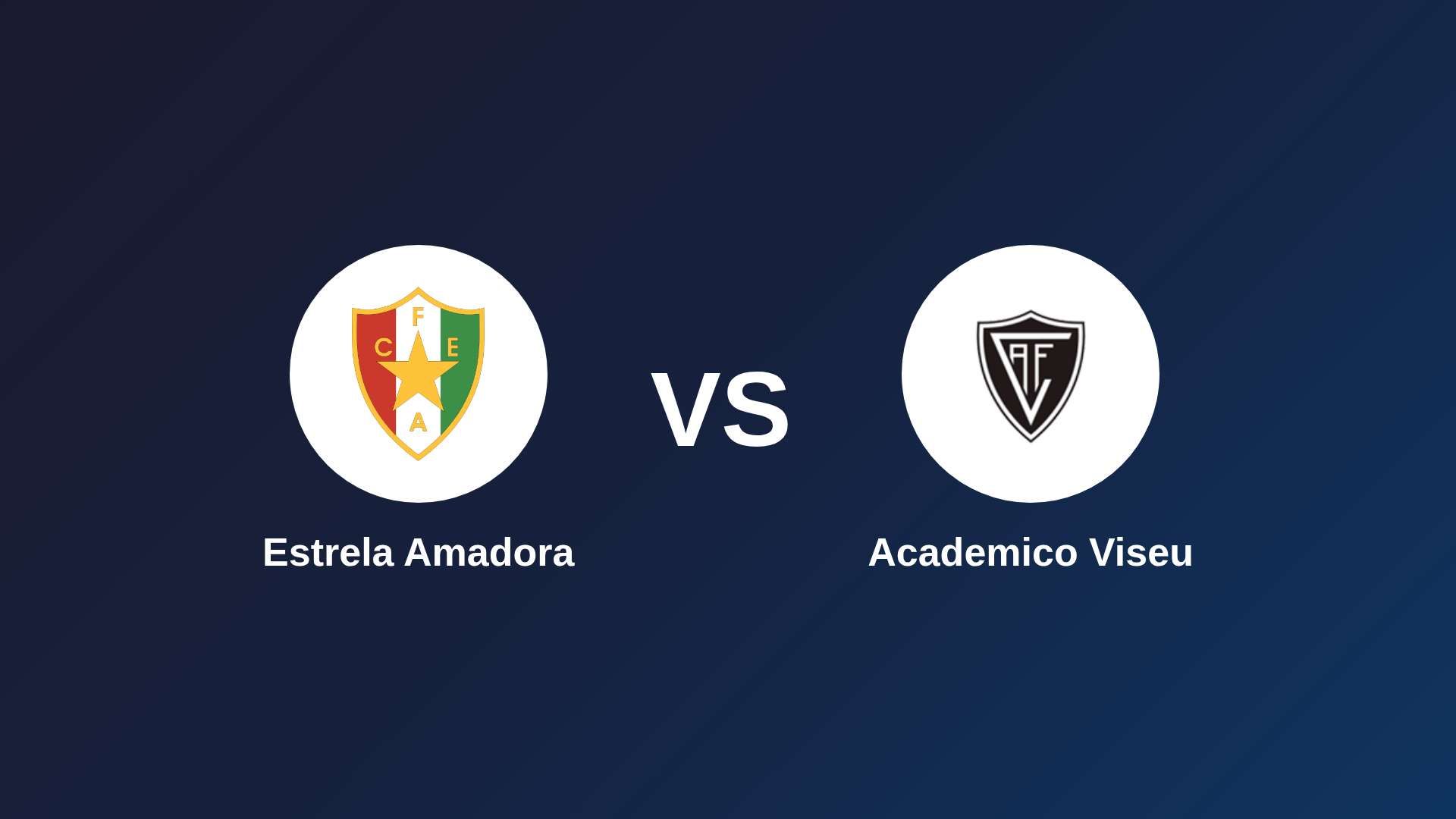 Estrela Amadora vs Academico Viseu