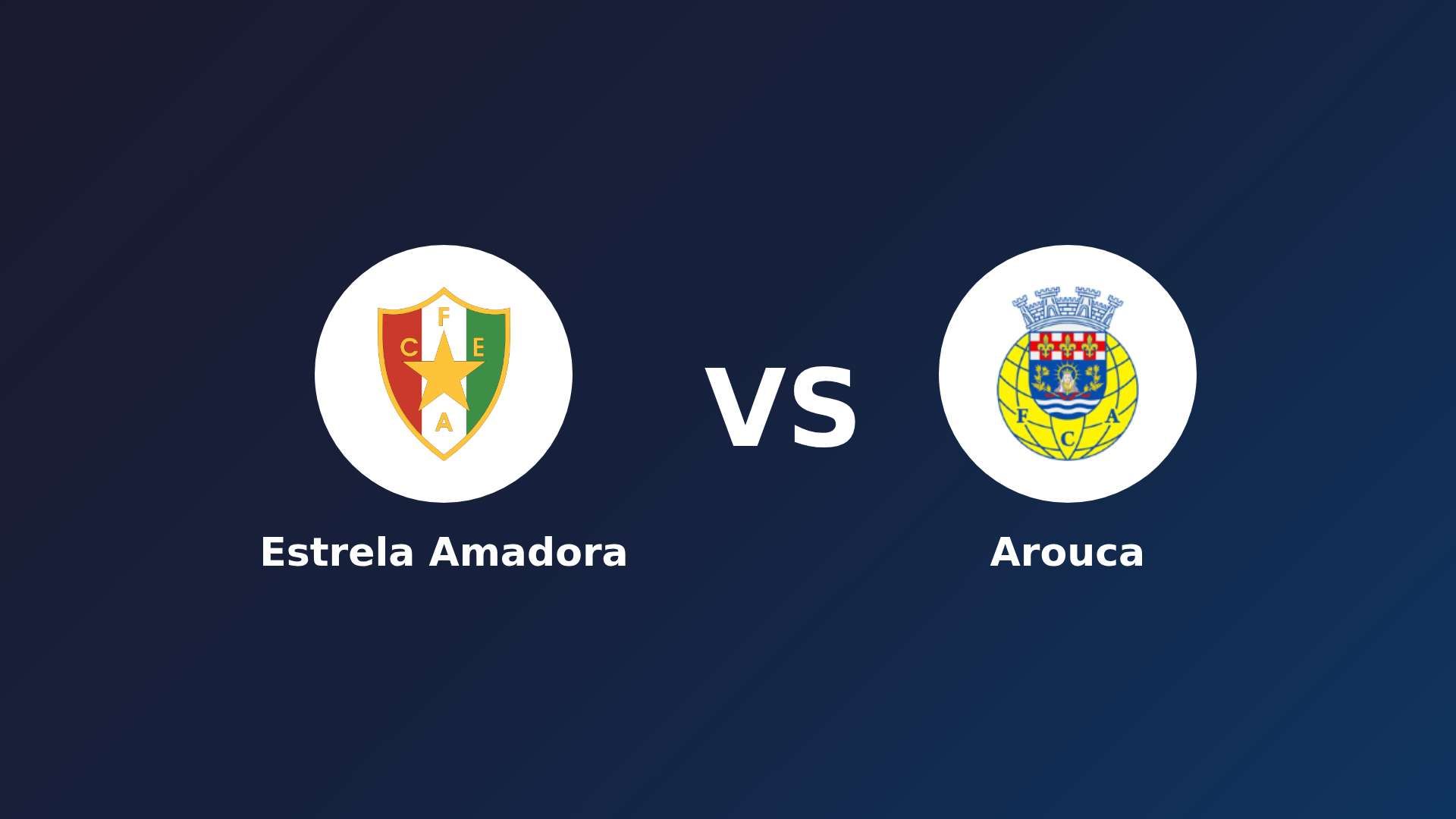 Estrela Amadora vs Arouca