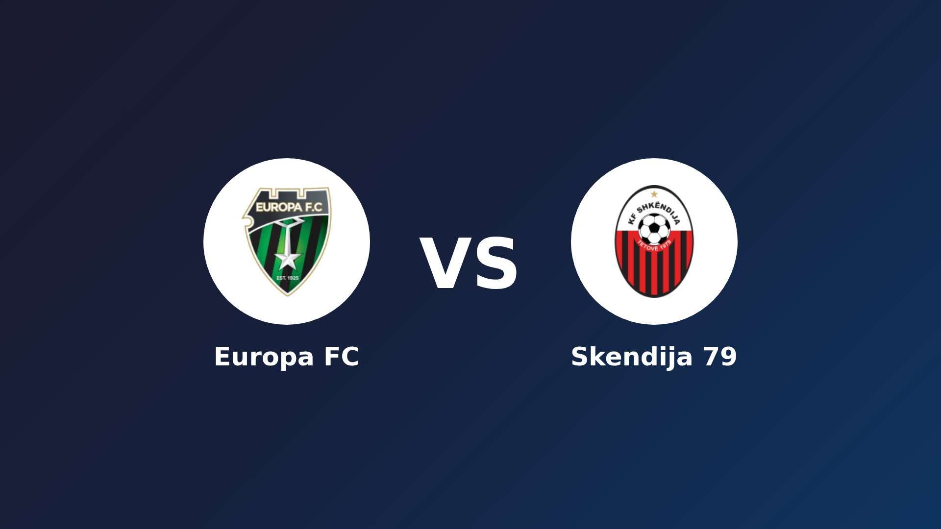 Europa FC vs Skendija 79