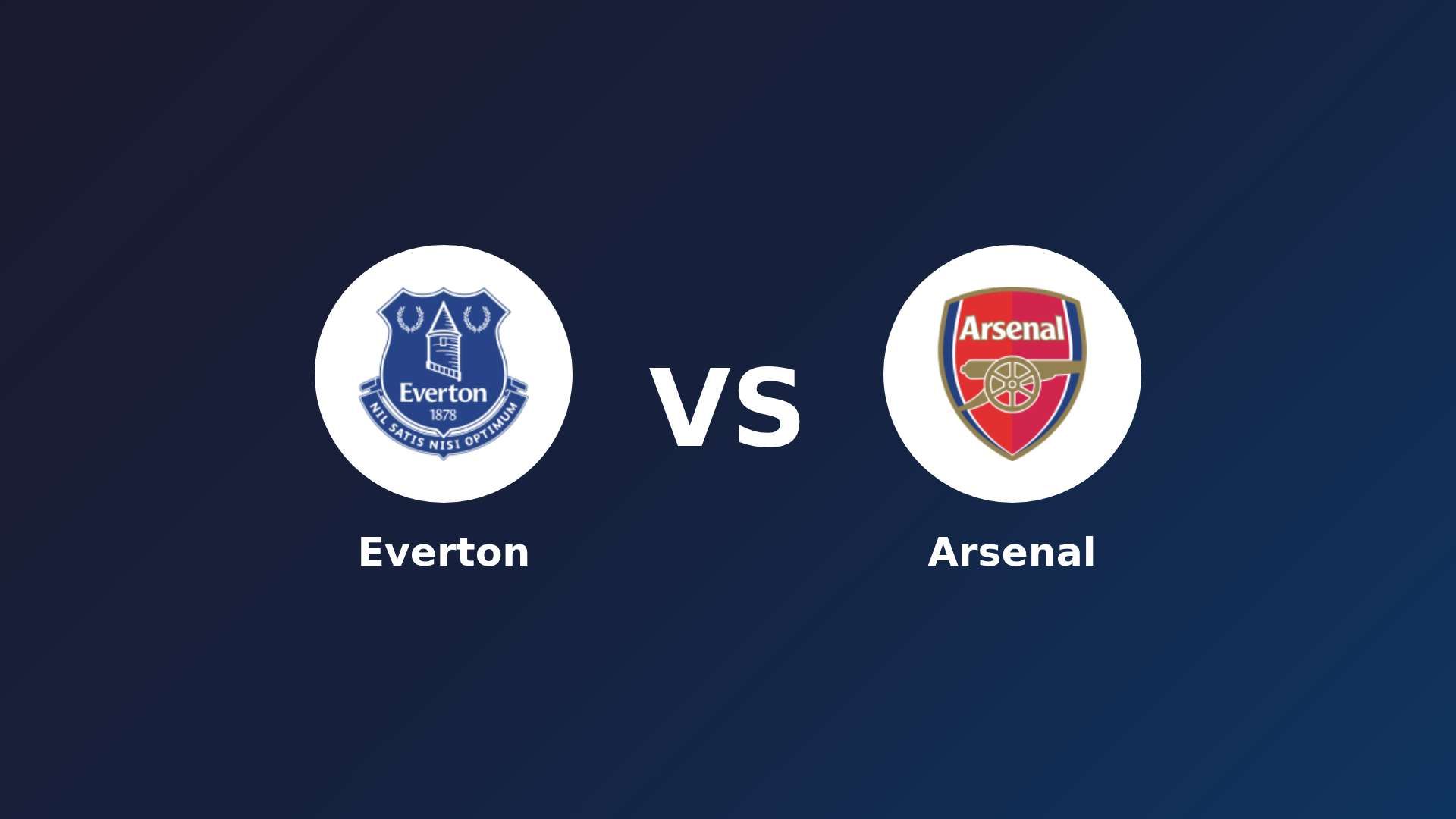 Everton vs Arsenal