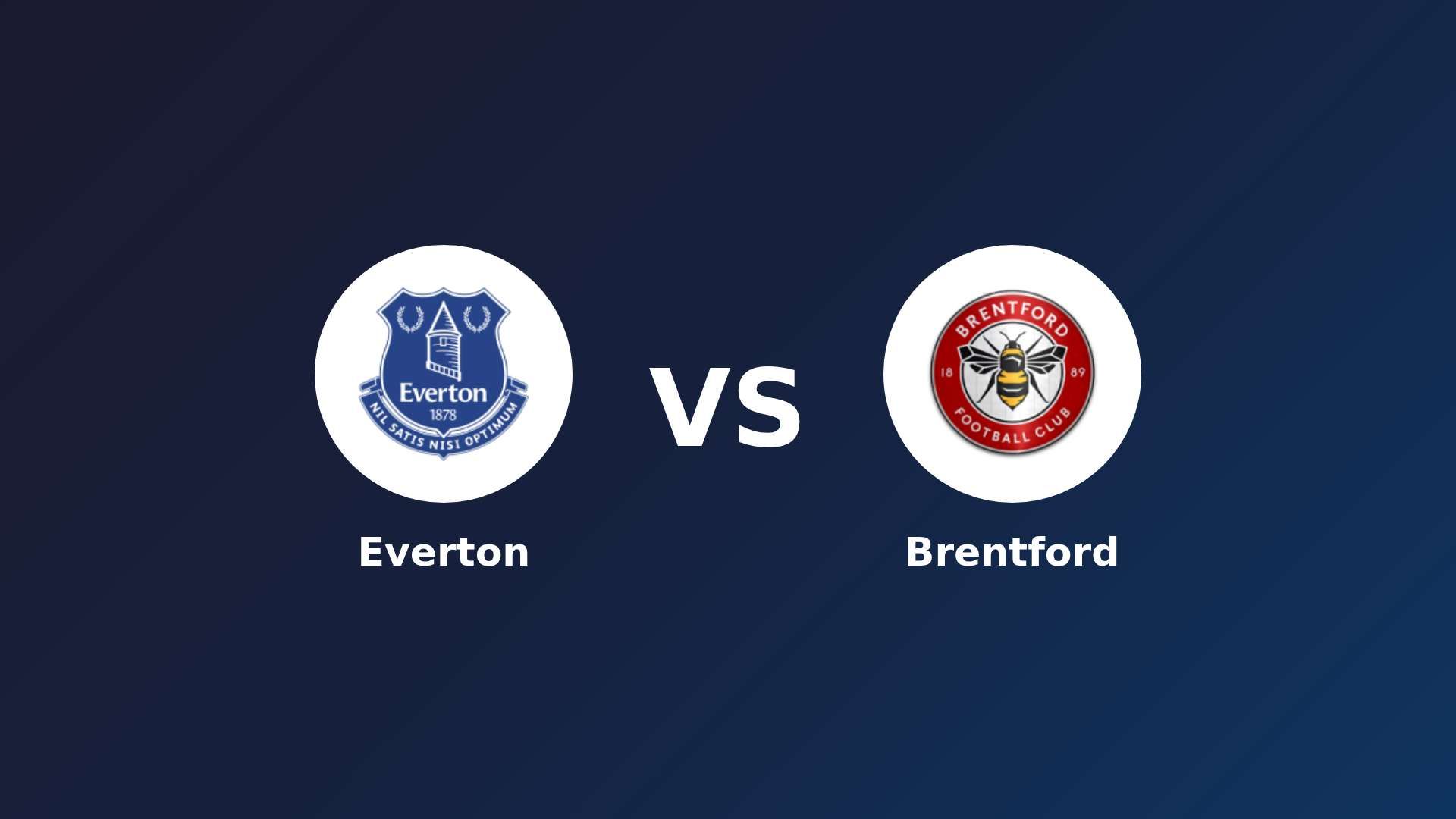 Everton vs Brentford