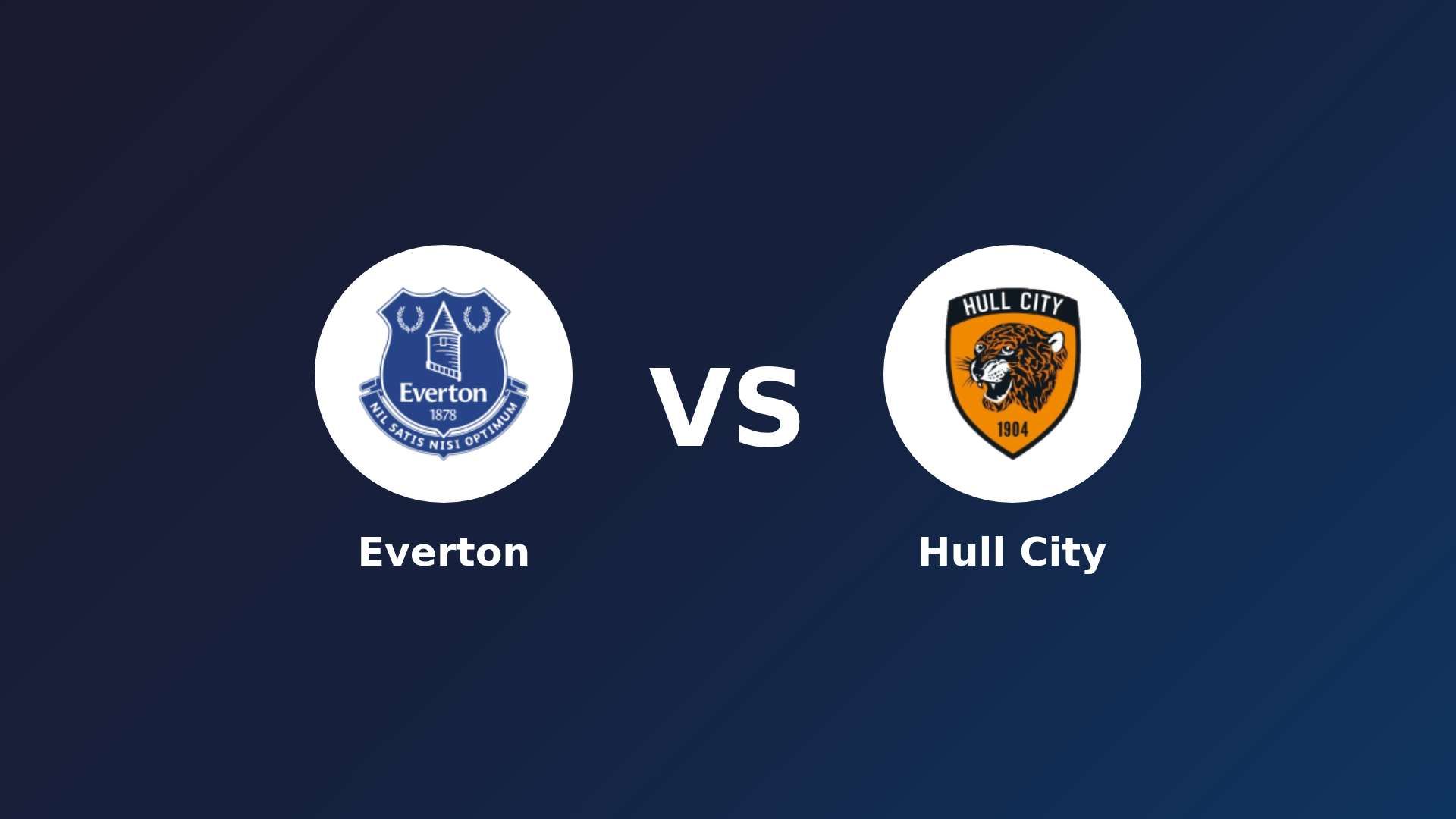 Everton vs Hull City