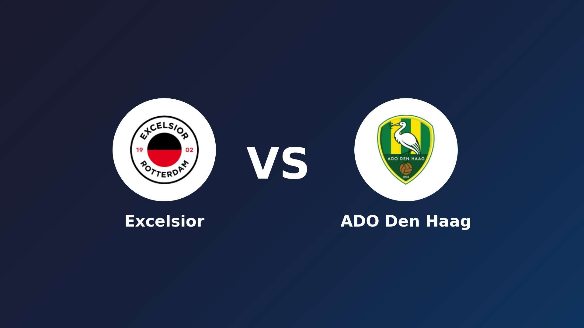 Excelsior vs ADO Den Haag