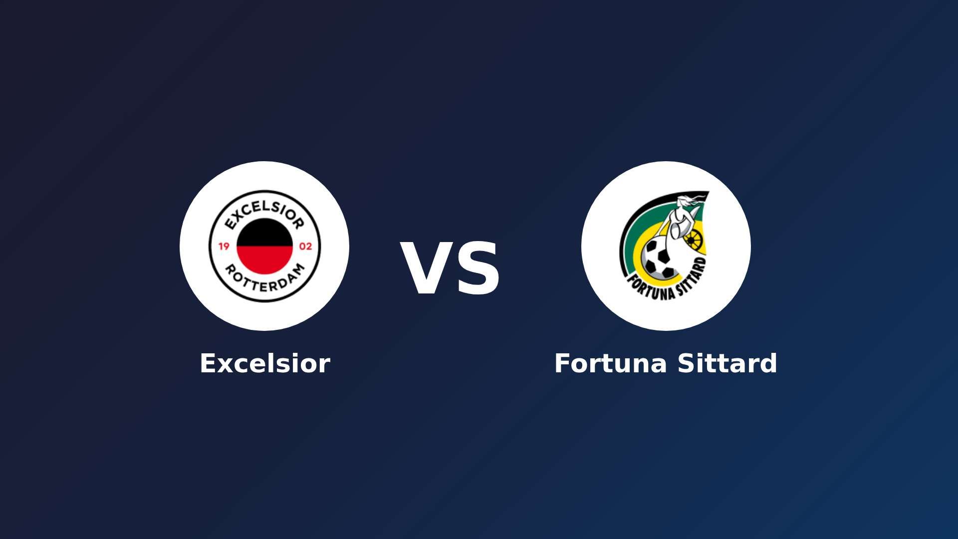 Excelsior vs Fortuna Sittard