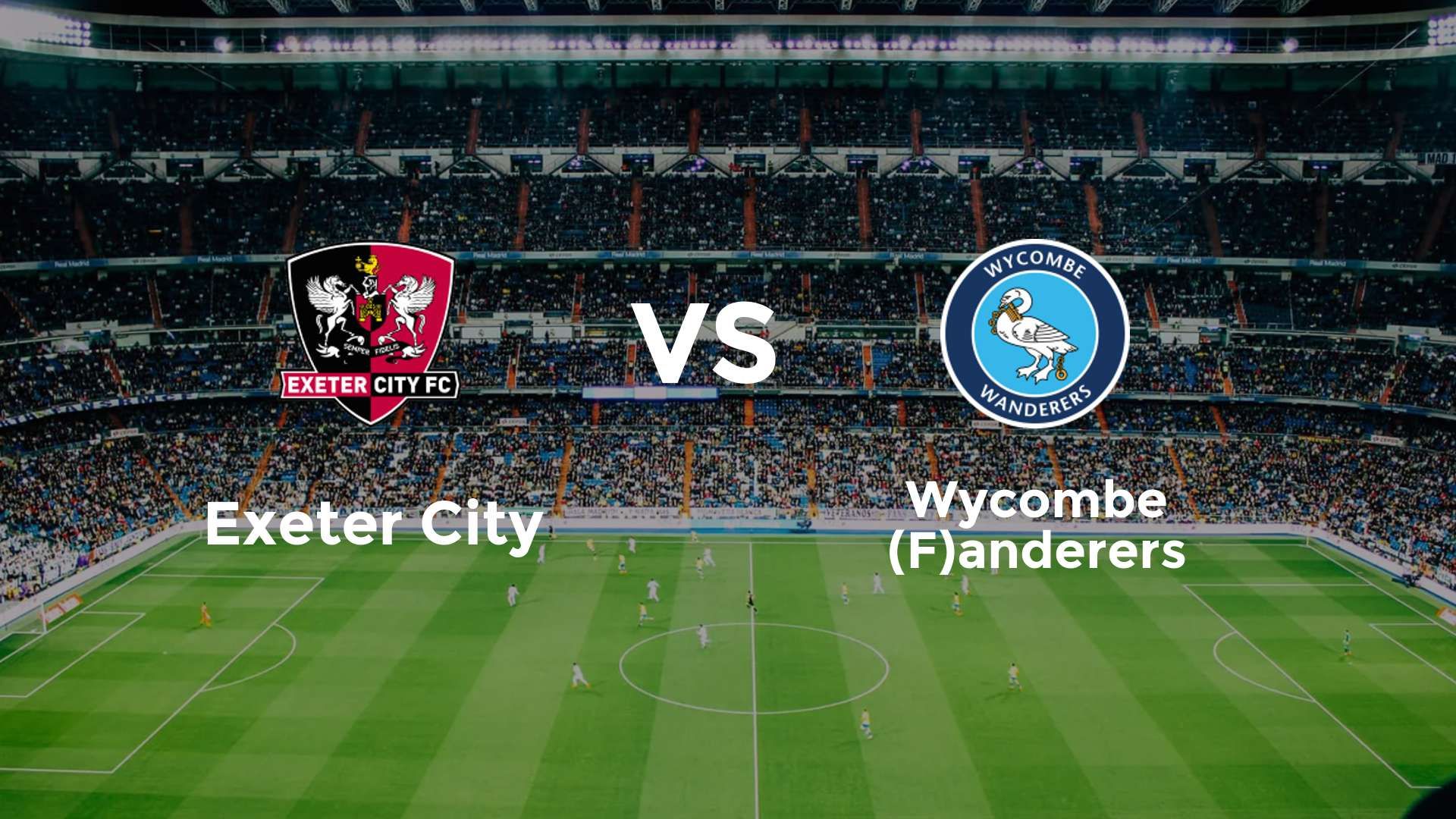Exeter City vs (F)ycombe (F)anderers