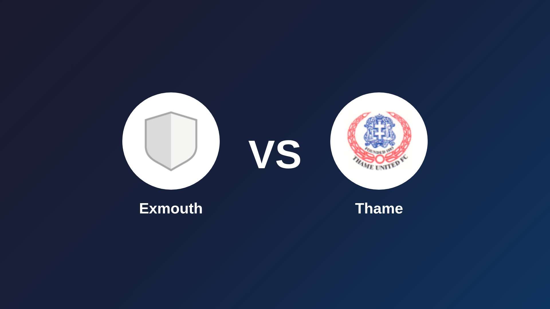 Exmouth vs Thame