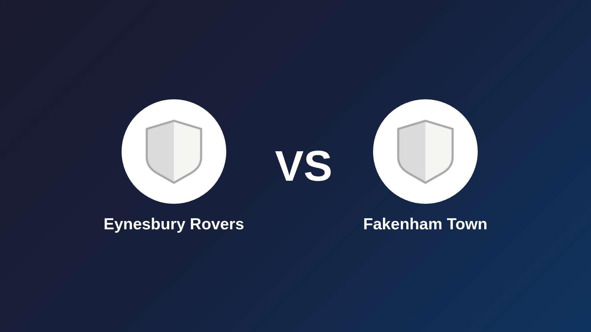 Eynesbury Rovers vs Fakenham Town