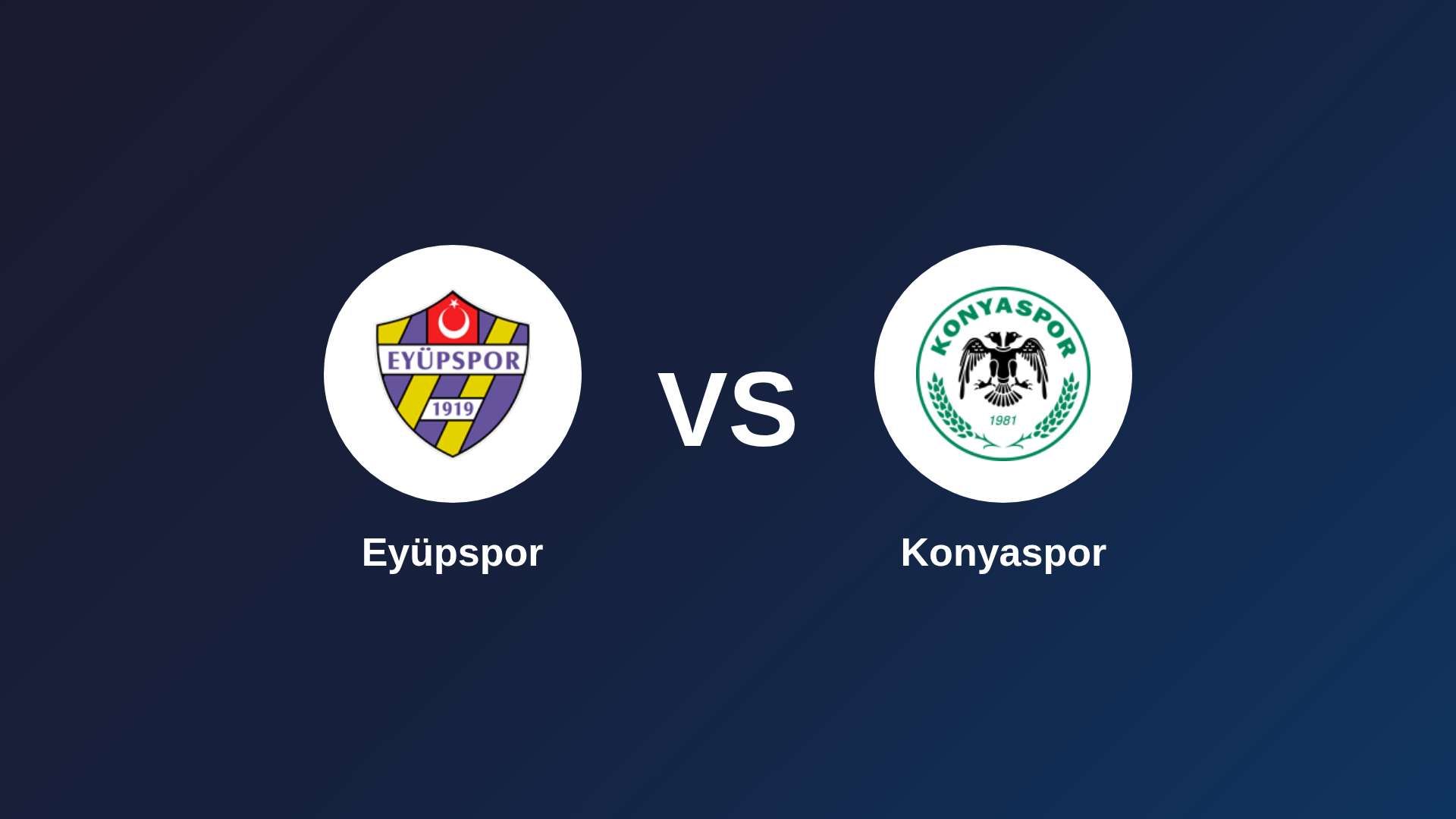 Eyüpspor vs Konyaspor