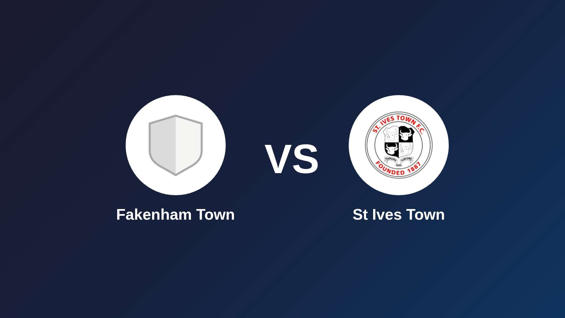 Fakenham Town vs St Ives Town