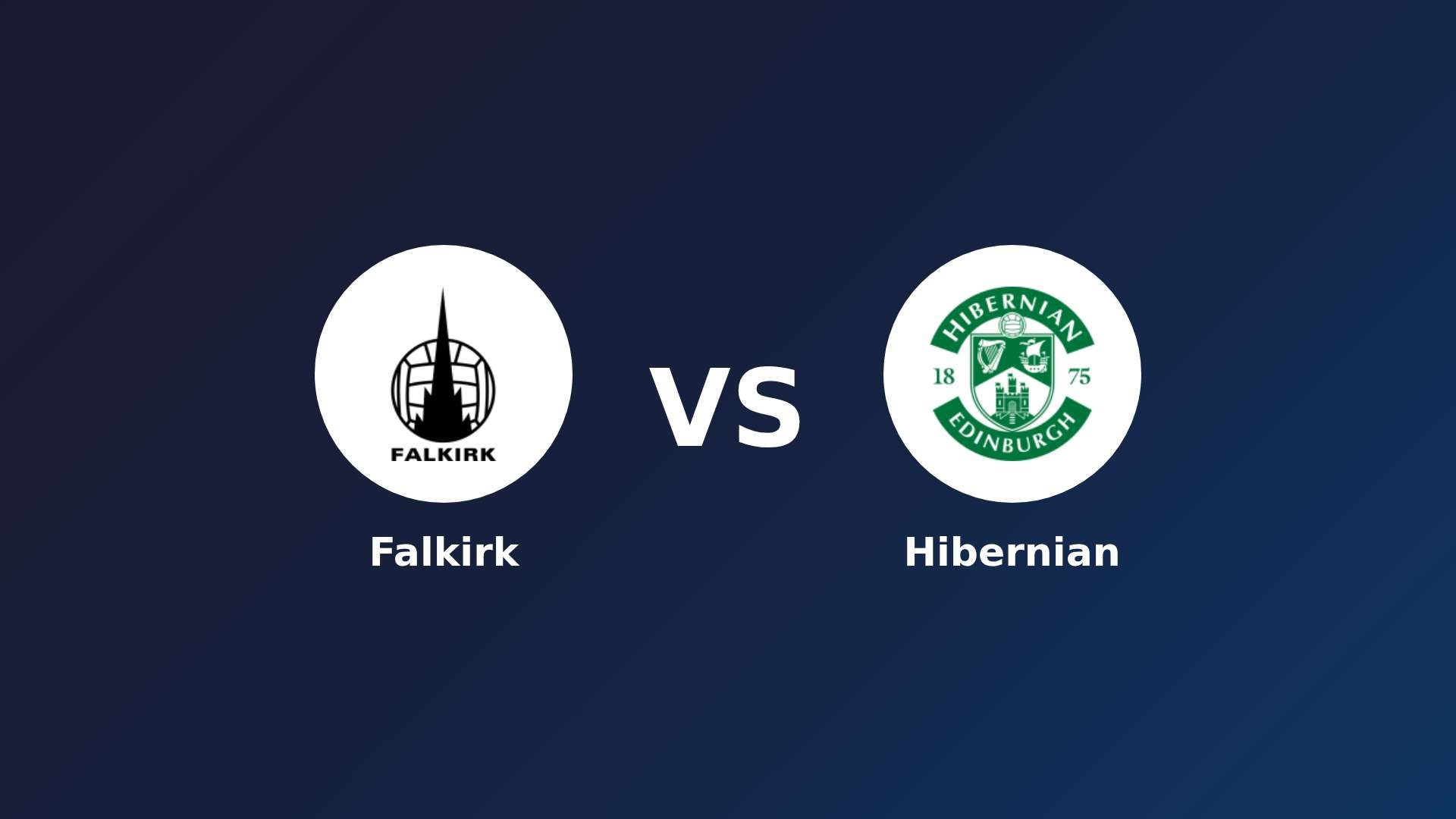 Falkirk vs Hibernian