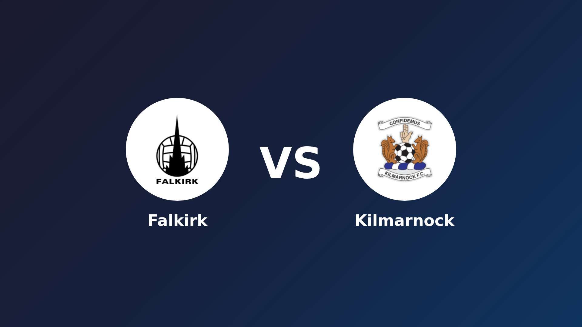 Falkirk vs Kilmarnock
