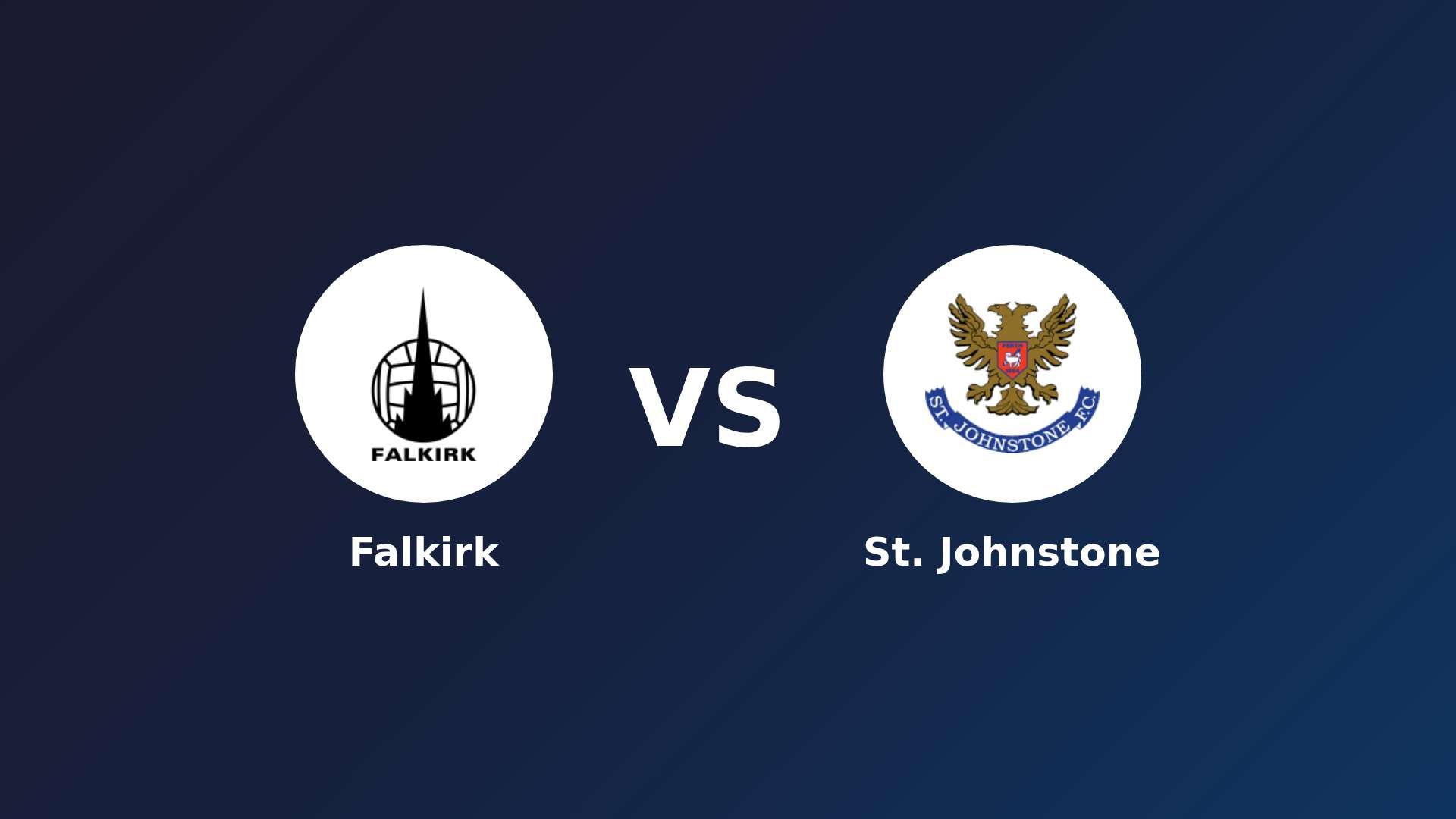 Falkirk vs St. Johnstone