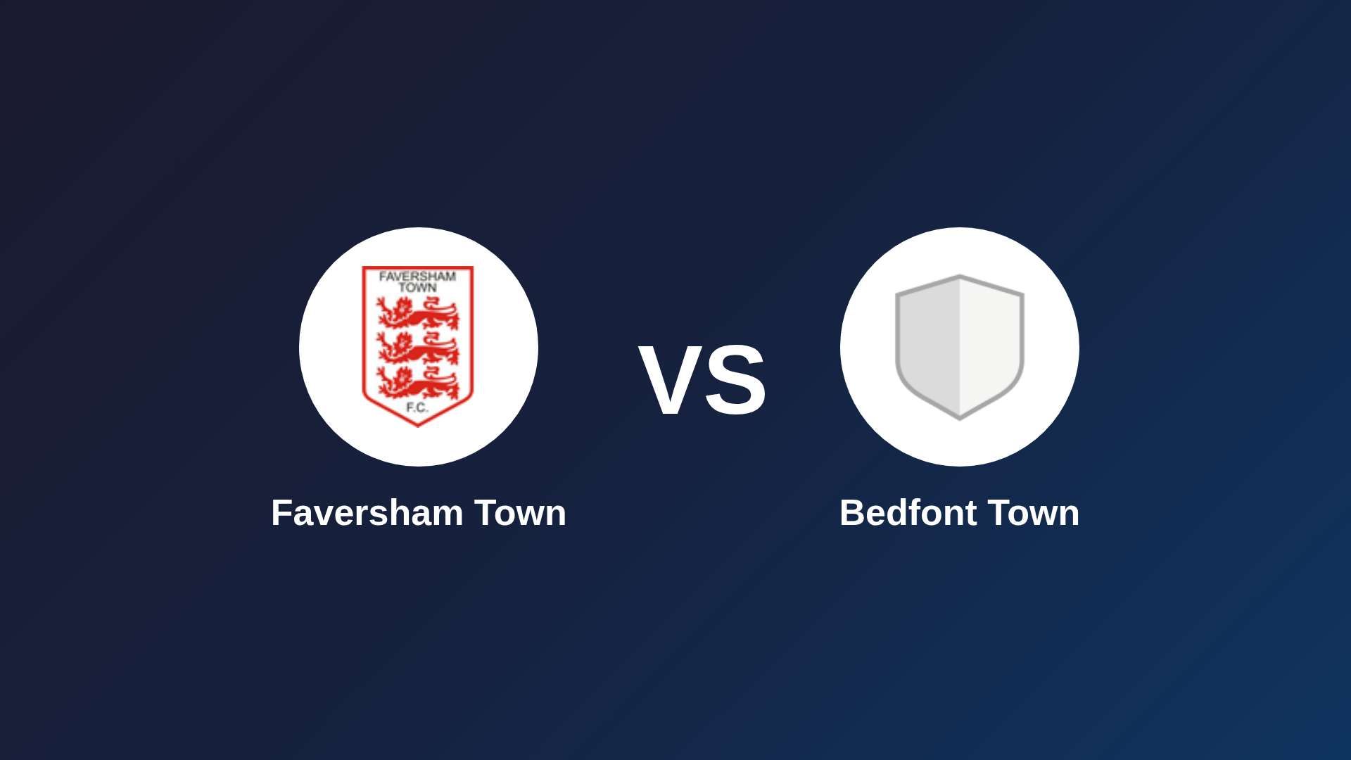 Faversham Town vs Bedfont Town