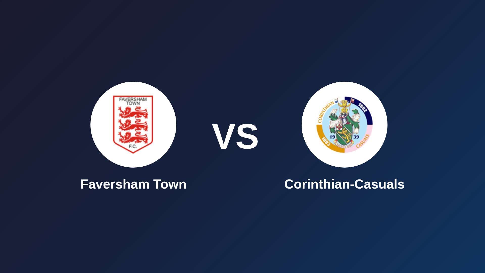 Faversham Town vs Corinthian-Casuals