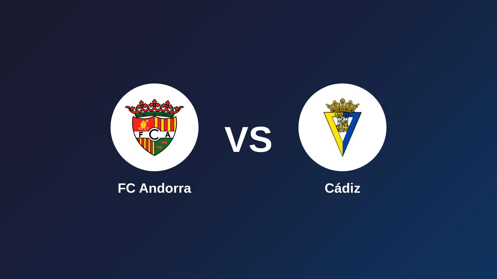 FC Andorra vs Cádiz