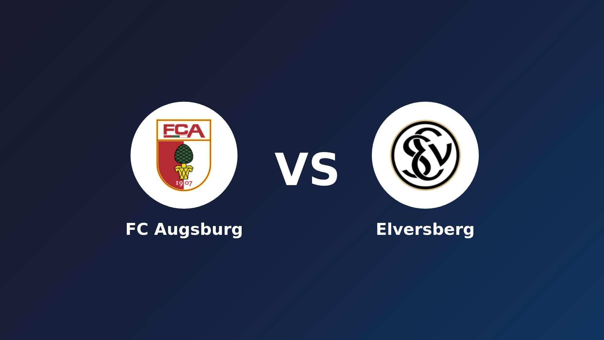 FC Augsburg vs Elversberg