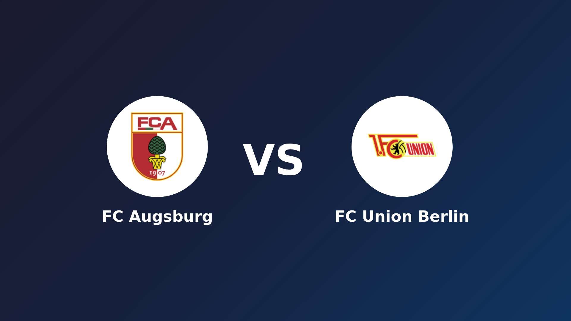 FC Augsburg vs FC Union Berlin
