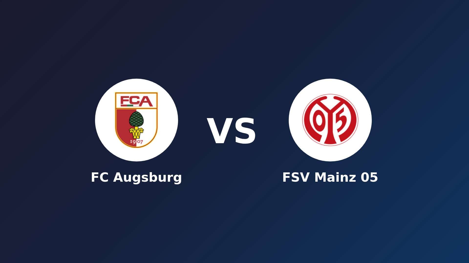 FC Augsburg vs FSV Mainz 05