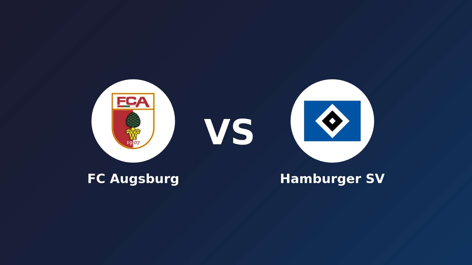 FC Augsburg vs Hamburger SV