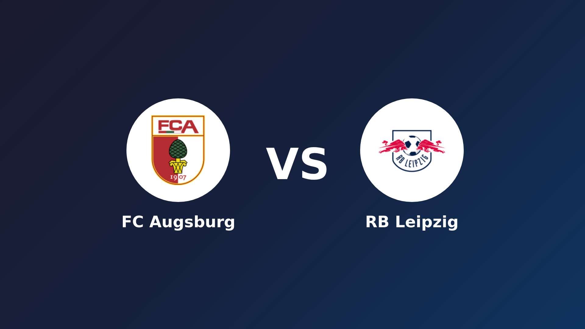 FC Augsburg vs RB Leipzig