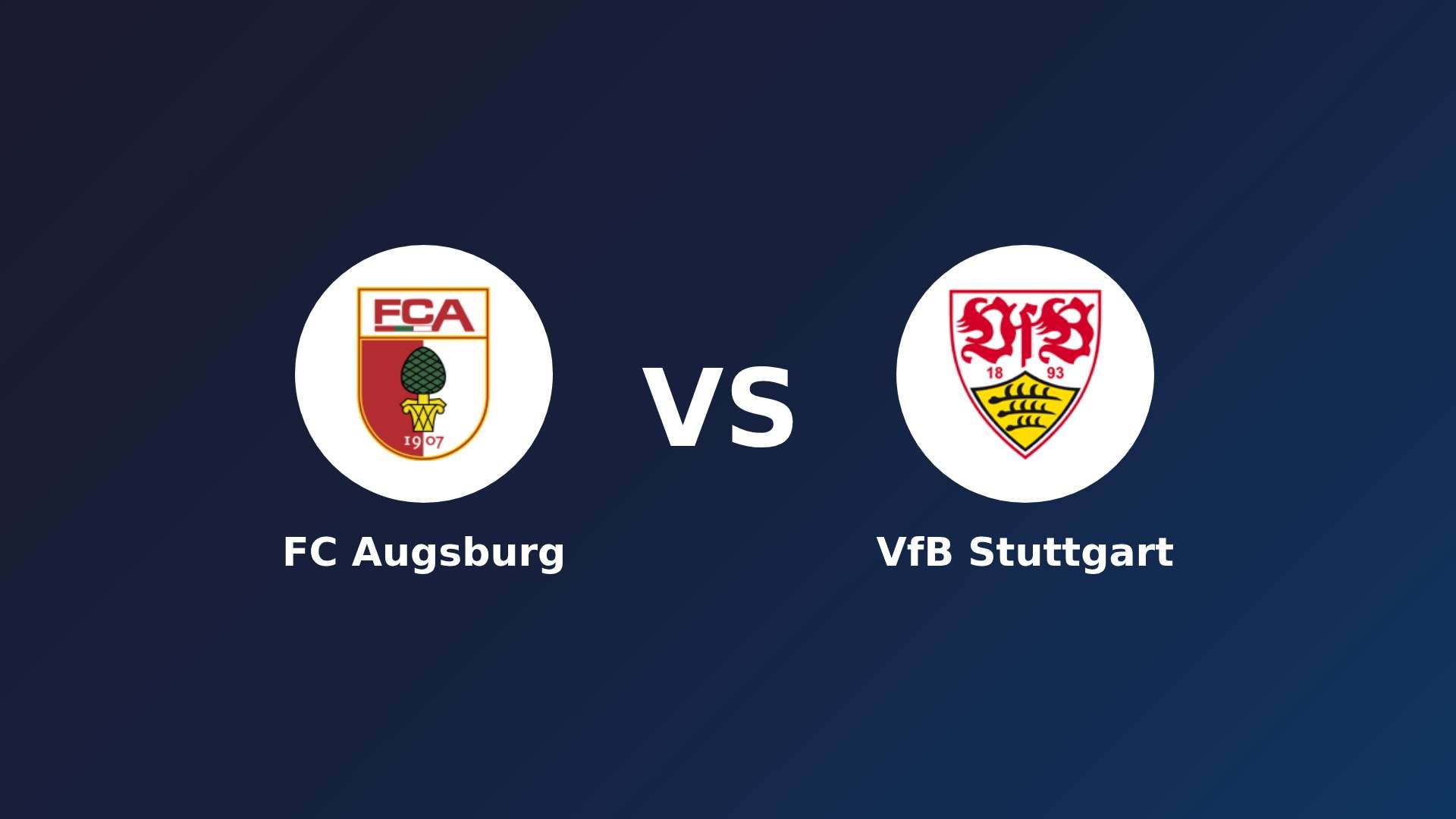 FC Augsburg vs VfB Stuttgart