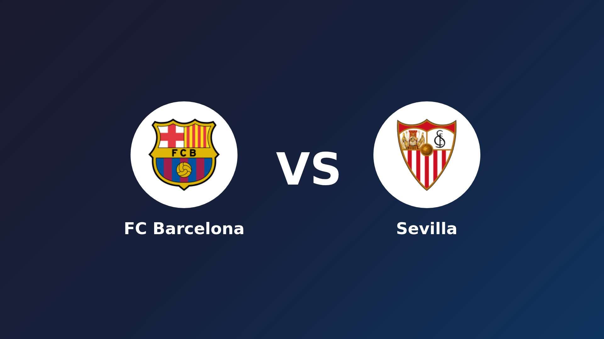FC Barcelona vs Sevilla