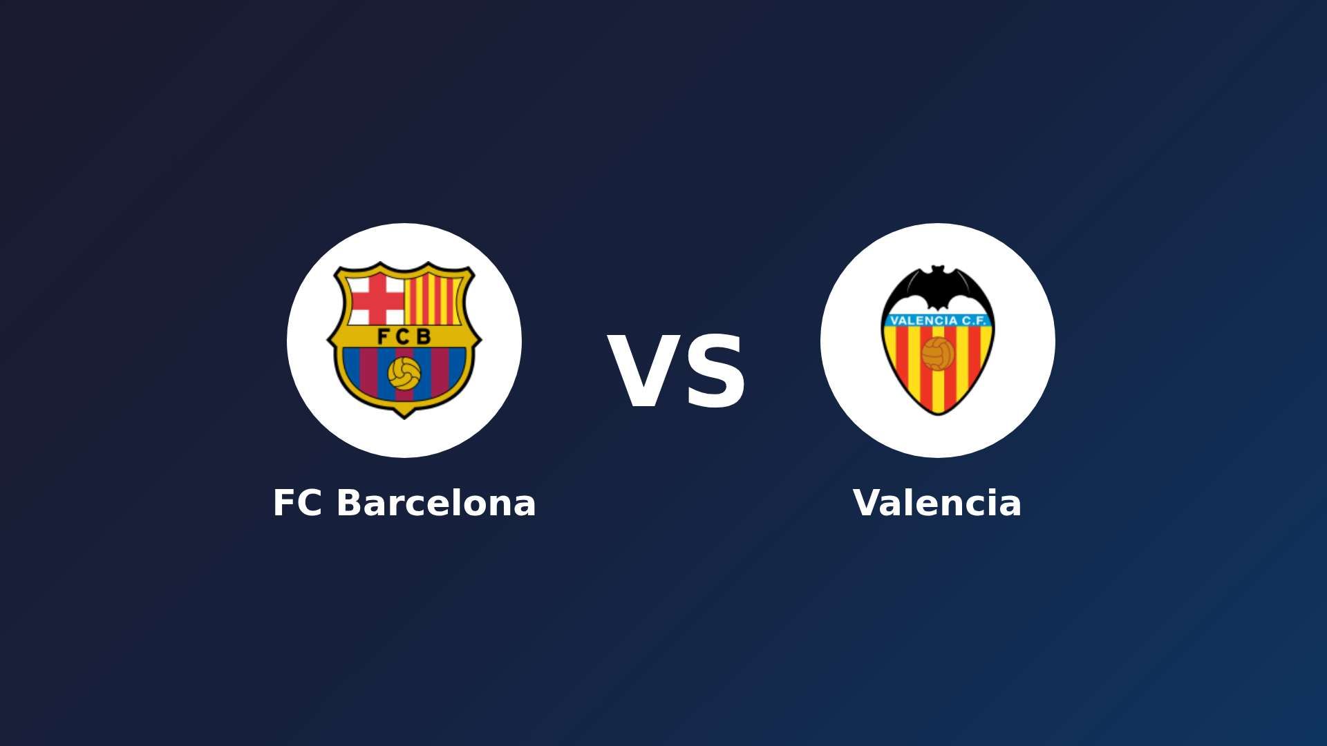 FC Barcelona vs Valencia