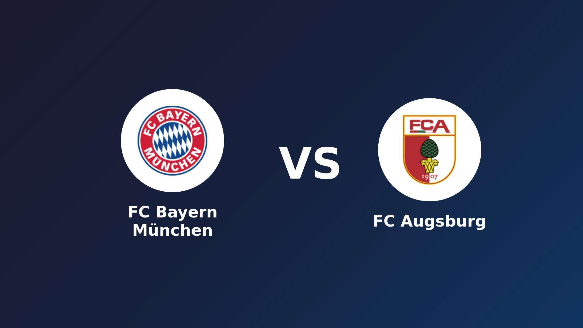 FC Bayern München vs FC Augsburg