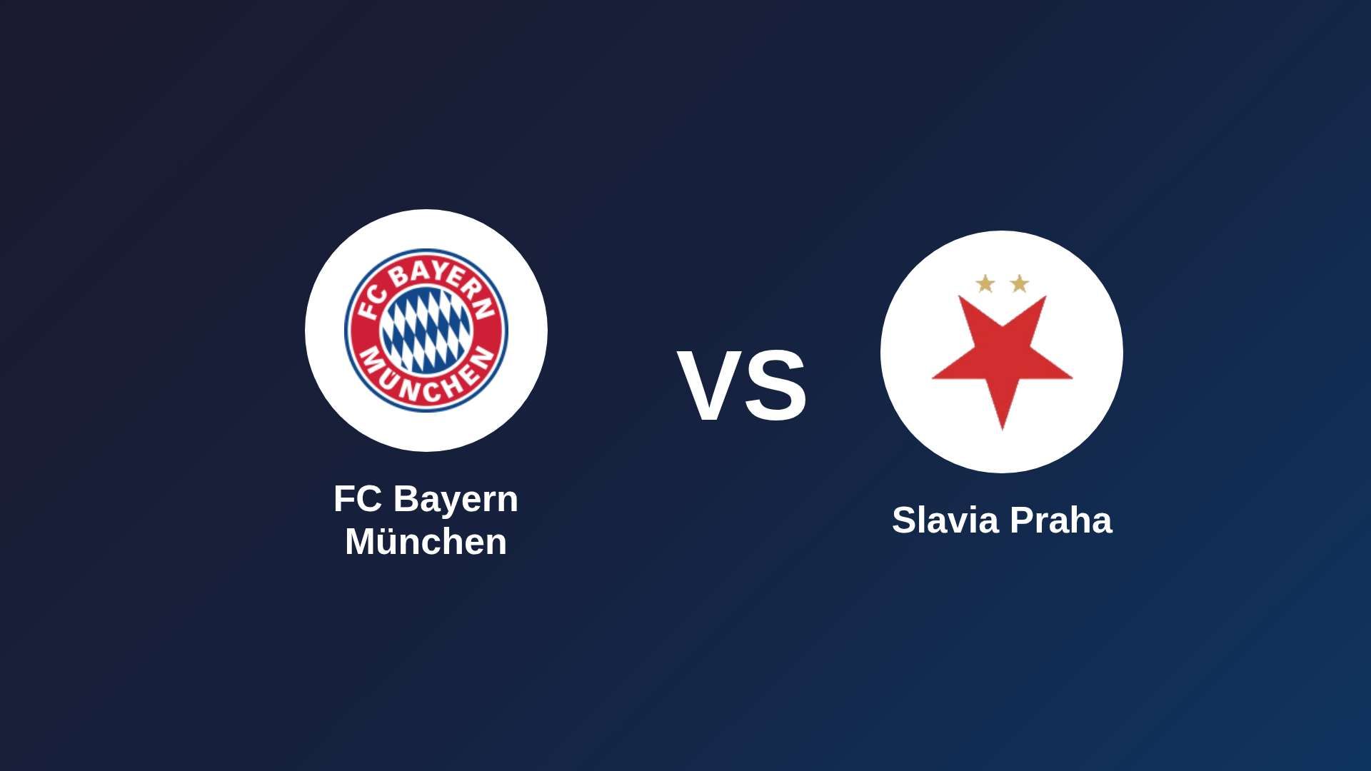 FC Bayern München vs Slavia Praha