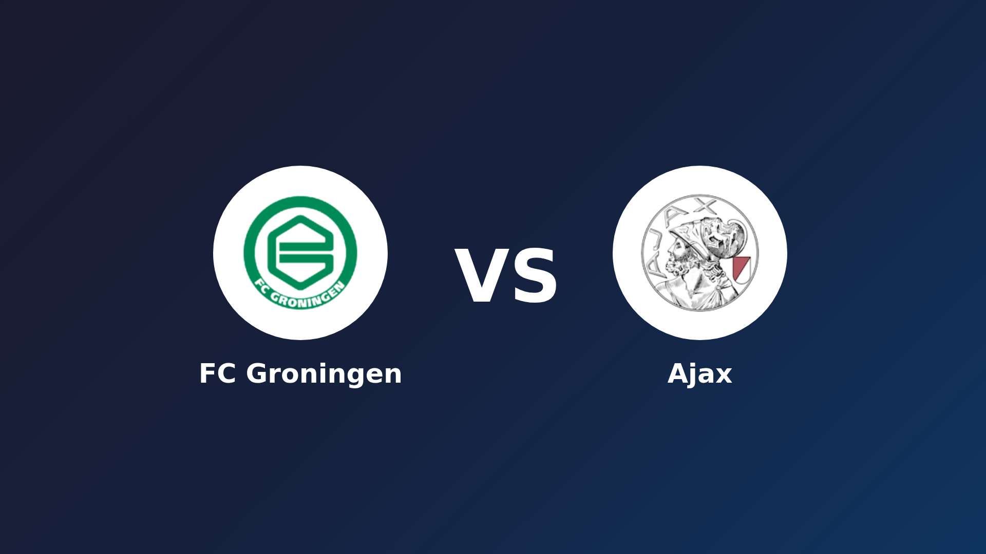 FC Groningen vs Ajax