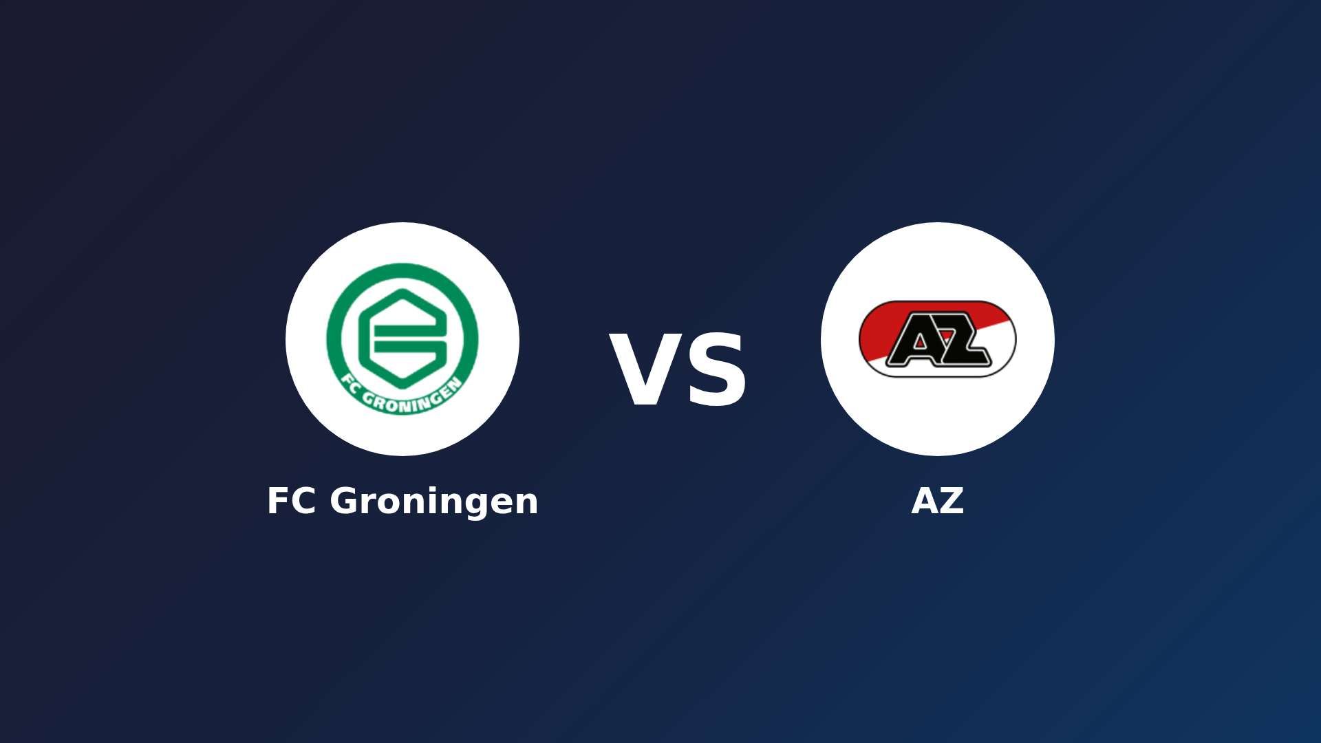 FC Groningen vs AZ