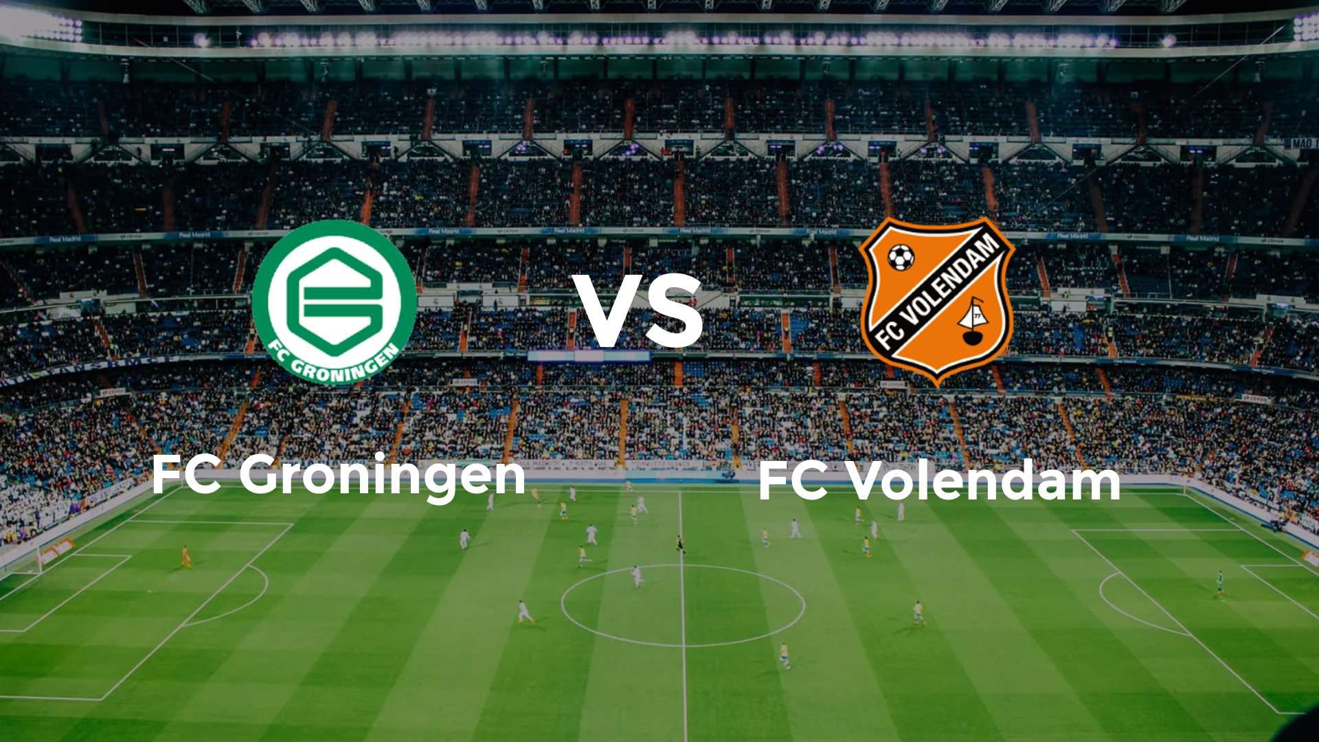 FC Groningen vs FC Volendam